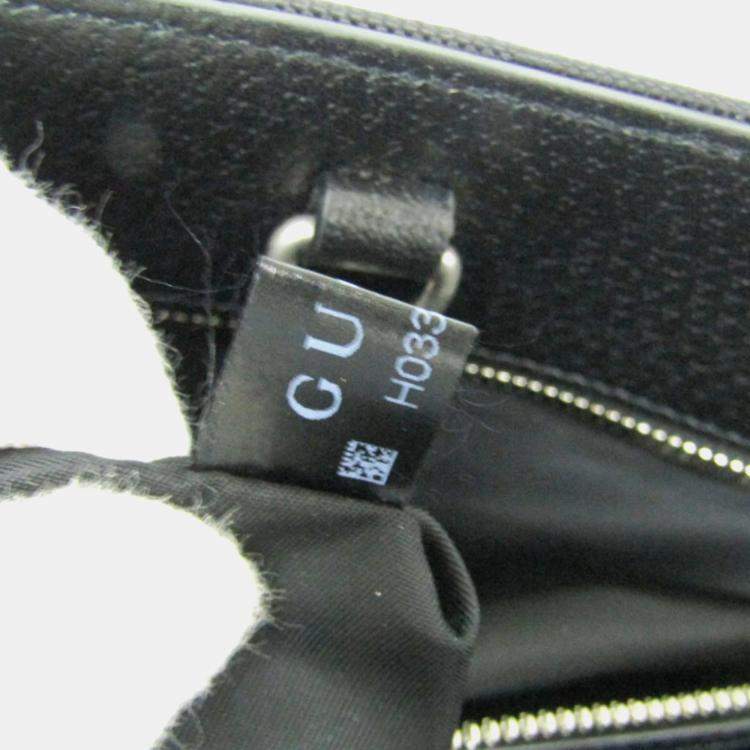 Pre Owned Gucci Black Nylon Canvas GG Off The Grid Shoulder Bag