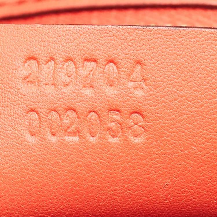 Pre Owned Gucci Red Leather Large New Jackie Hobo