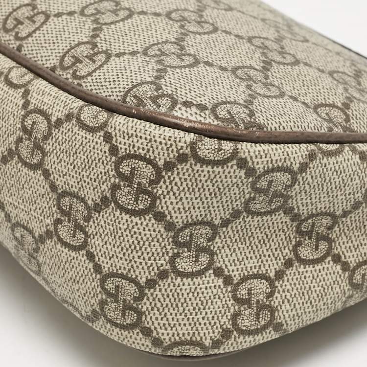 Pre Owned Gucci Beige/Brown GG Supreme Canvas Small Ophidia Bag