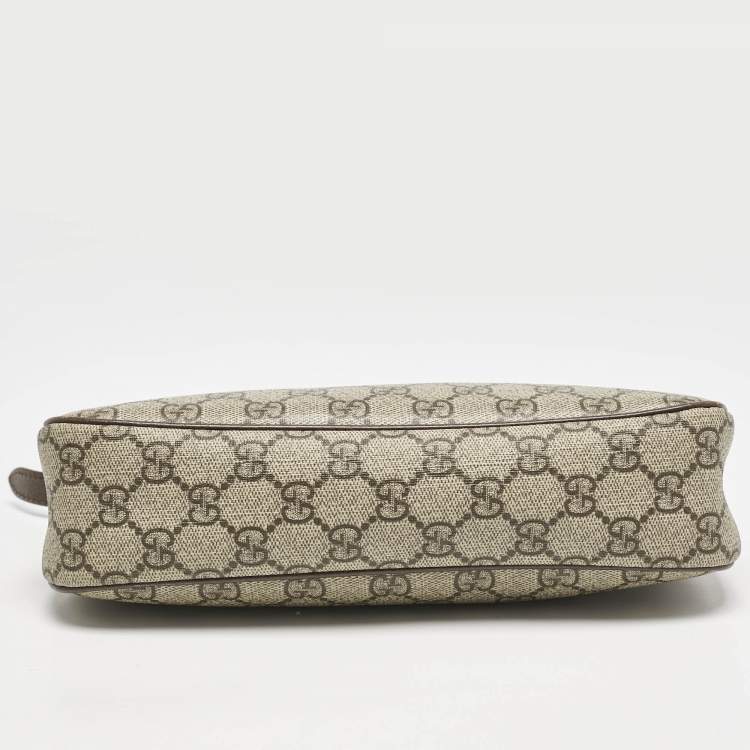 Pre Owned Gucci Beige/Brown GG Supreme Canvas Small Ophidia Bag