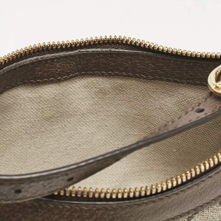 Pre Owned Gucci Beige/Brown GG Supreme Canvas Small Ophidia Bag