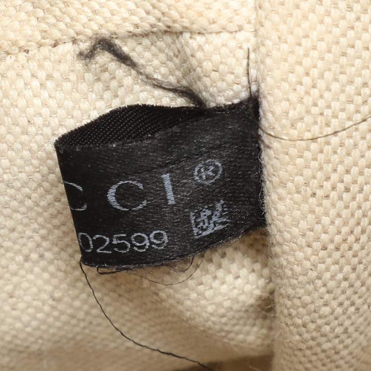 Pre Owned Gucci Beige GG Soft Supreme Canvas Angry Cat Print Backpacks