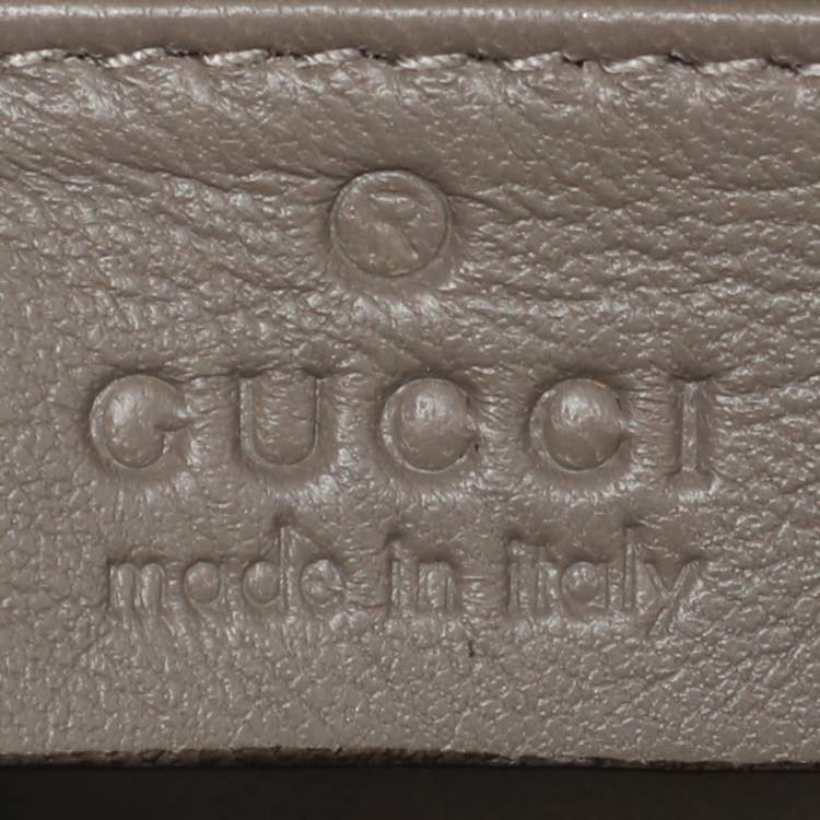 Pre Owned Gucci Black Crystal Embellished Suede Interlocking G Broadway Clutch