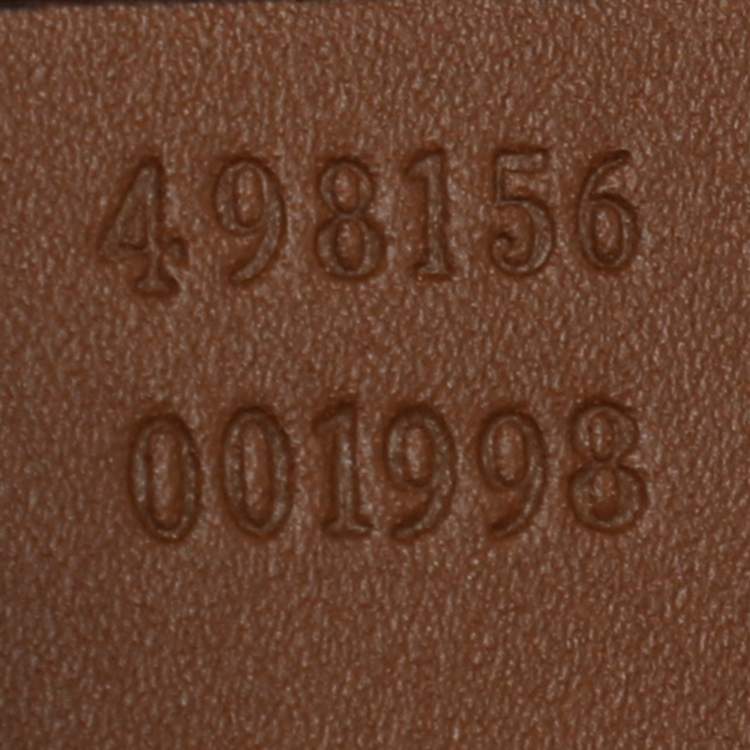 Pre Owned Gucci Brown/Beige GG Supreme Canvas and Leather Small Padlock Shoulder Bag