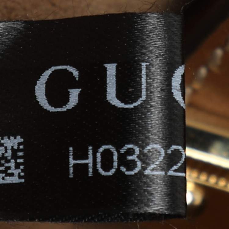 Pre Owned Gucci Brown/Beige GG Supreme Canvas and Leather Small Padlock Shoulder Bag