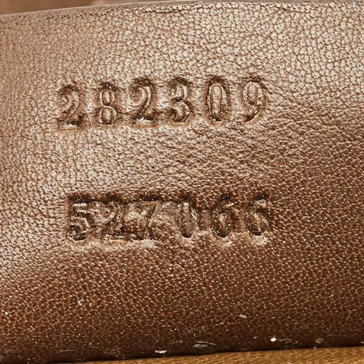 Pre Owned Gucci Beige Python Medium Dubai Exclusive Soho Tote