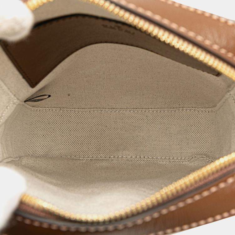 Pre Owned Gucci Brown GG Supreme Interlocking G Sling Bag