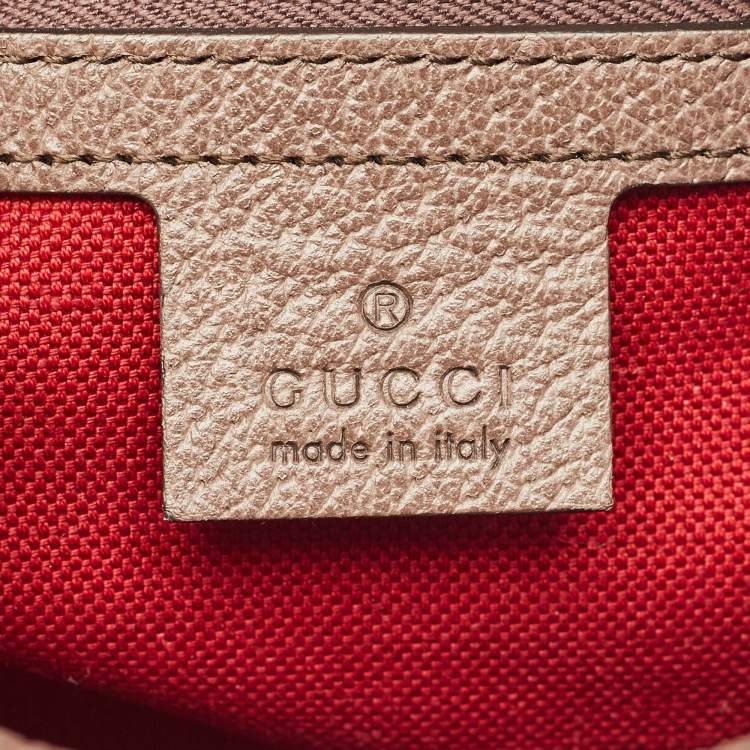 Pre Owned Gucci Multicolor Leather and Tweed Trunk Case Bag