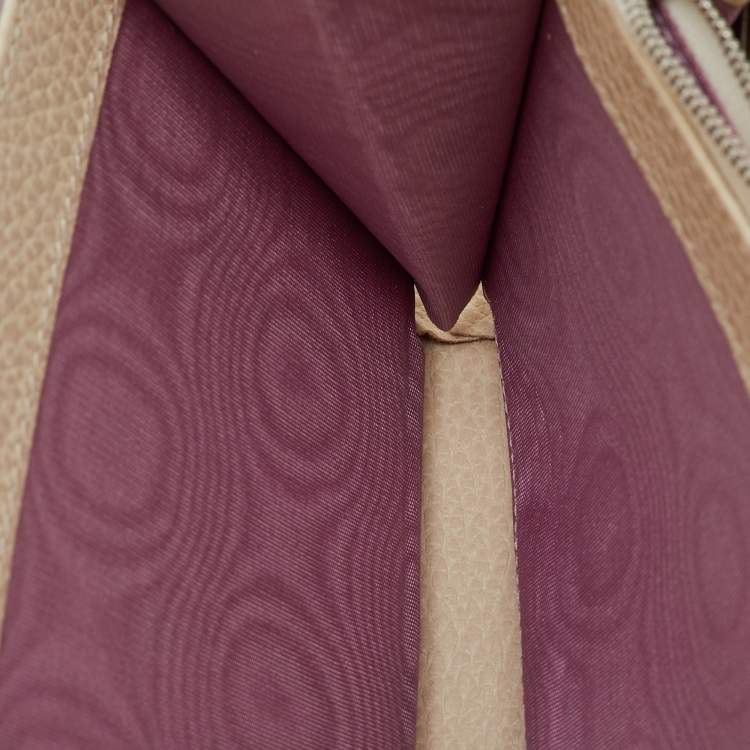 Pre Owned Gucci White Leather Dionysus Wallet on Chain