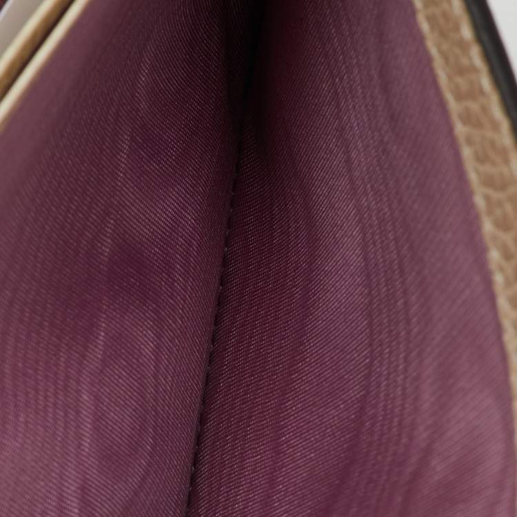 Pre Owned Gucci White Leather Dionysus Wallet on Chain