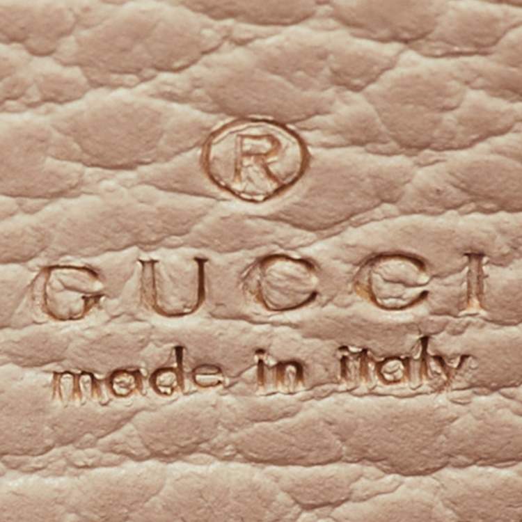 Pre Owned Gucci White Leather Dionysus Wallet on Chain