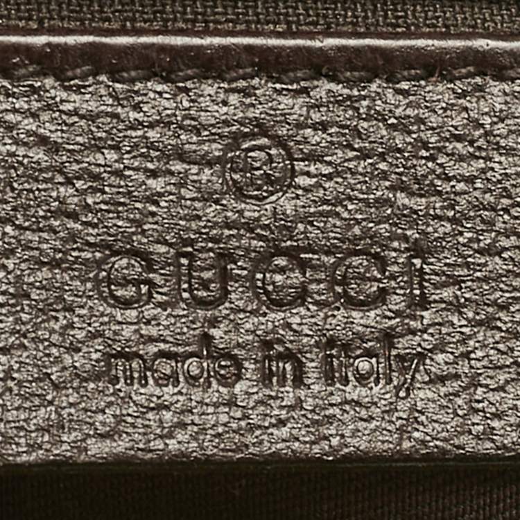 Pre Owned Gucci Beige GG Canvas Web Flat Messenger Bag
