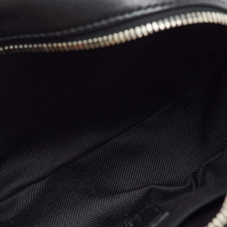Pre Owned Gucci Black Leather Blondie Mini Shoulder Bag