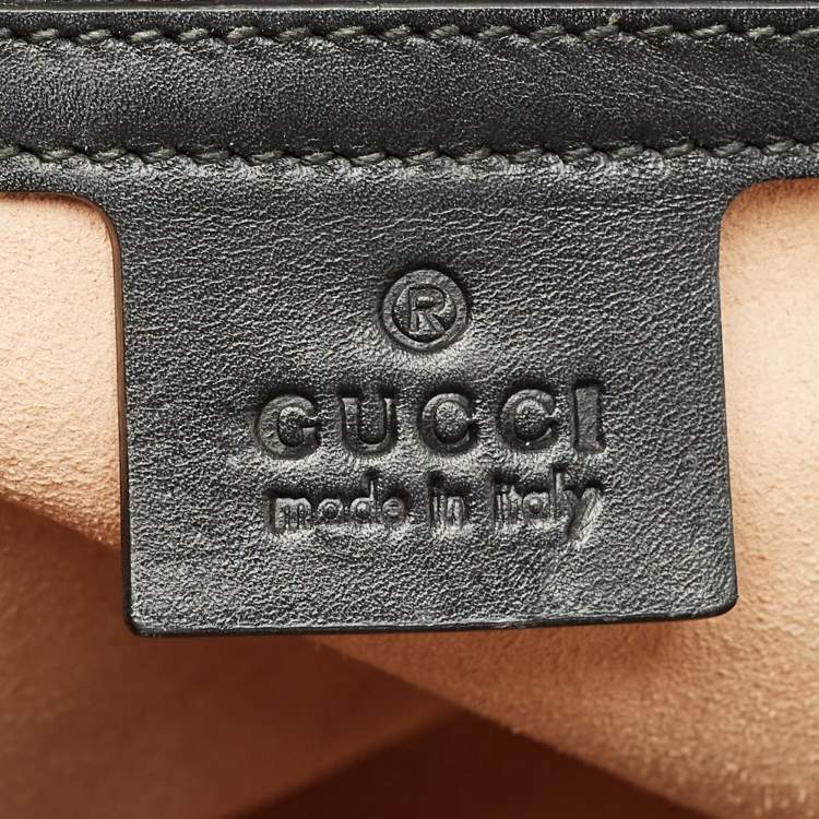 مملوكة مسبقًا Gucci Tri Color GG Supreme Canvas and Leather Osiride Small Top Handle Bag