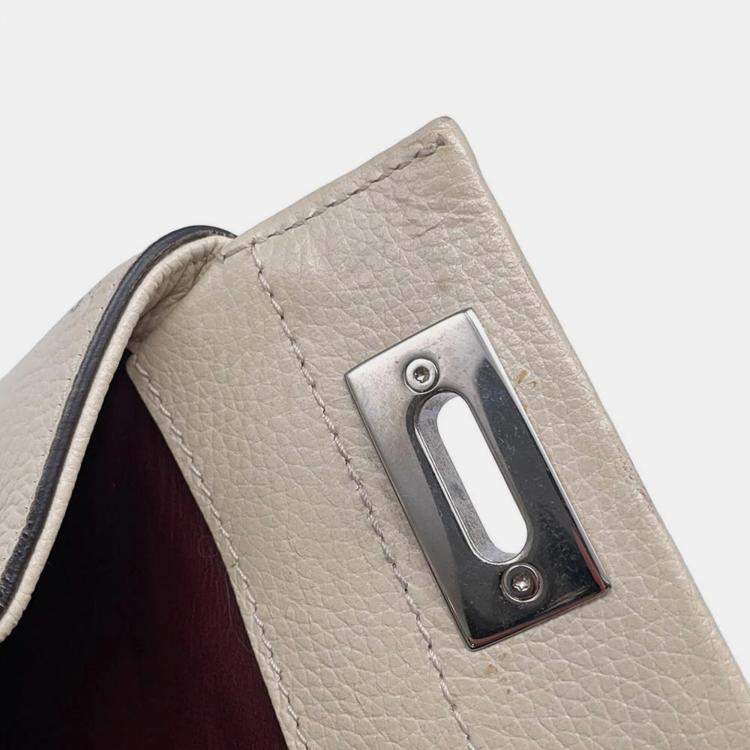 Pre Owned Gucci Zumi 2Wayhandbag Ivory Leather