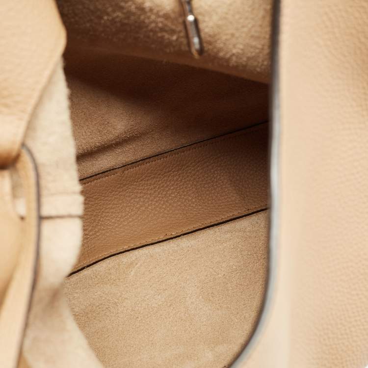 Pre Owned  Gucci Beige Soft Leather Large Jackie Hobo