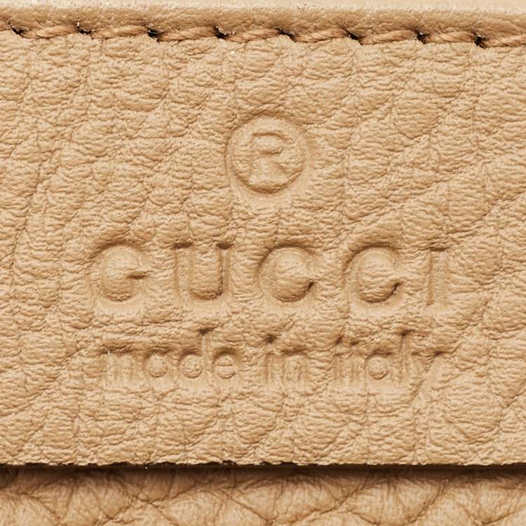 Pre Owned  Gucci Beige Soft Leather Large Jackie Hobo