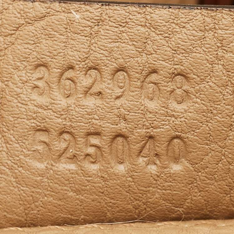 Pre Owned  Gucci Beige Soft Leather Large Jackie Hobo