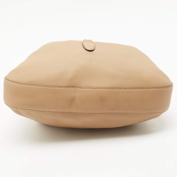 Pre Owned  Gucci Beige Soft Leather Large Jackie Hobo