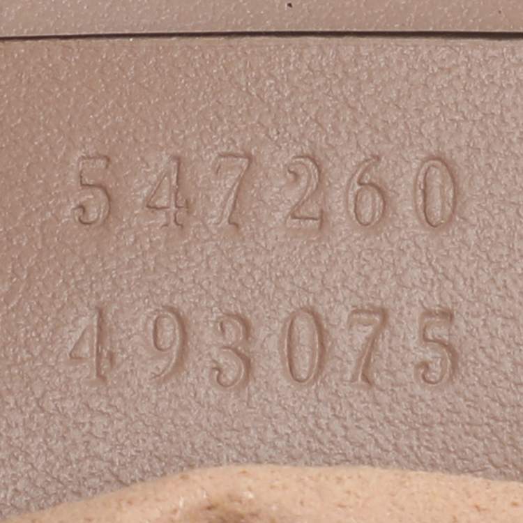 Pre Owned Gucci Beige Matelasse Leather Mini GG Marmont Top Handle Bag