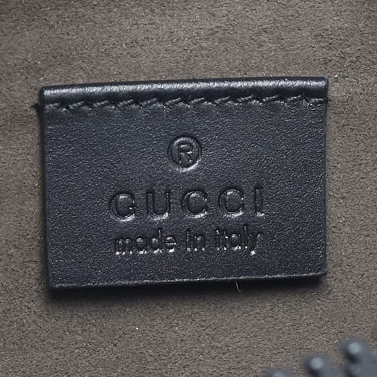 Pre Owned Gucci Beige/Black GG Supreme Canvas Belt Bag