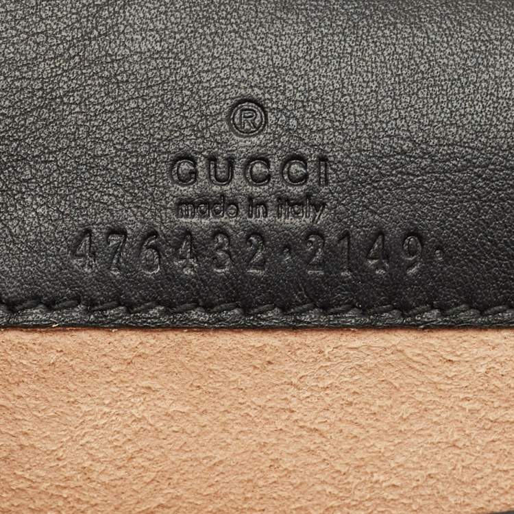 Pre Owned Gucci Red GG Velvet and Patent Leather Super Mini Dionysus Bag