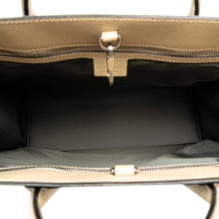 Pre Owned Gucci Grey Medium GG Nylon Off the Grid Convertible Tote