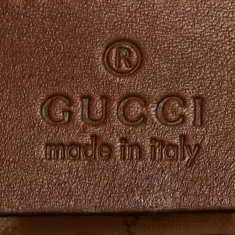 Pre Owned Gucci Brown Leather GG Marmont Animalier Flap Shoulder Bag