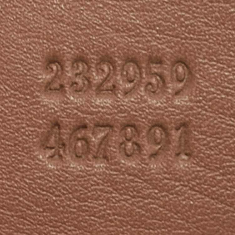 Pre Owned Gucci Old Rose Guccissima Leather Bamboo Bar Shoulder Bag