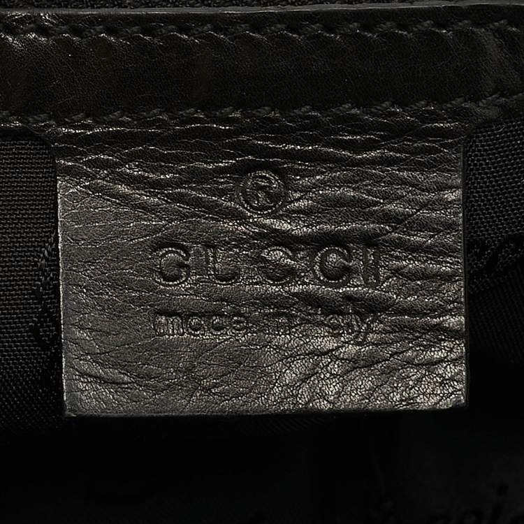 Pre Owned Gucci Silver/black Python Large Hysteria Clutch