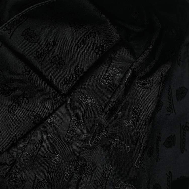Pre Owned Gucci Silver/black Python Large Hysteria Clutch