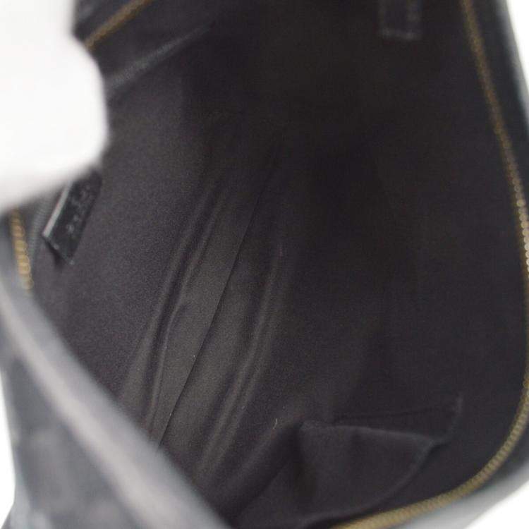 Pre Owned Gucci Black Abbey GG Handbag
