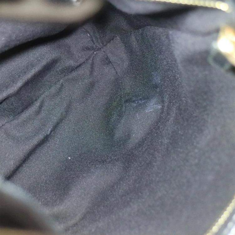 Pre Owned Gucci Black Abbey GG Handbag