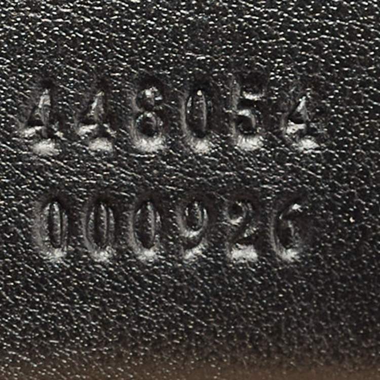 Pre Owned Gucci Black Matelasse Leather Small GG Marmont Tote