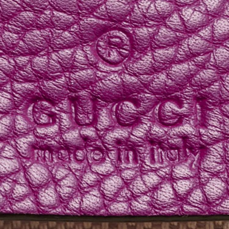 Pre Owned Gucci Fuchsia Pebbled Leather Soho Working Tote