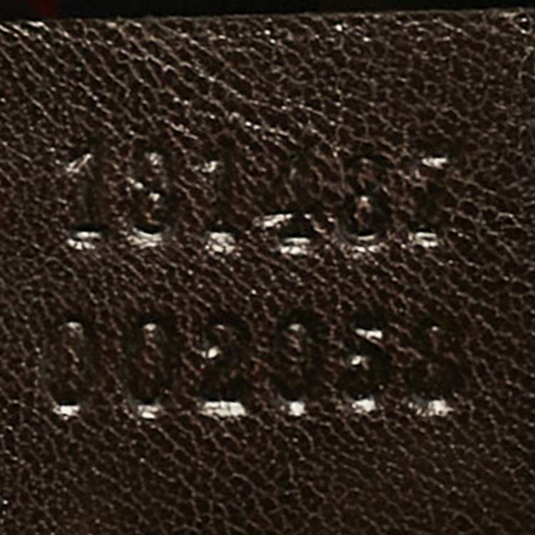 Pre Owned Gucci Choco Brown Leather Duchessa Boston Bag