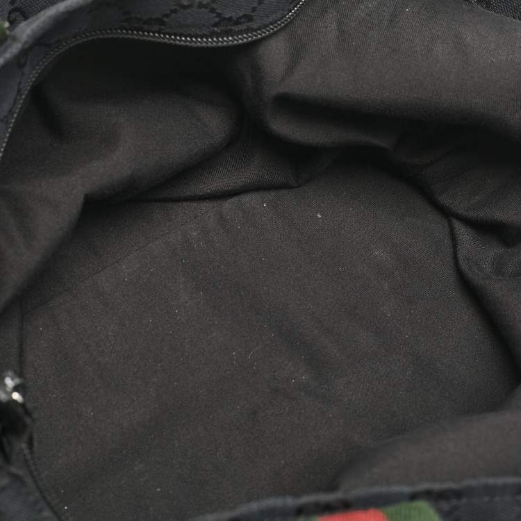 Pre Owned Gucci Black GG Canvas Vertical Tote