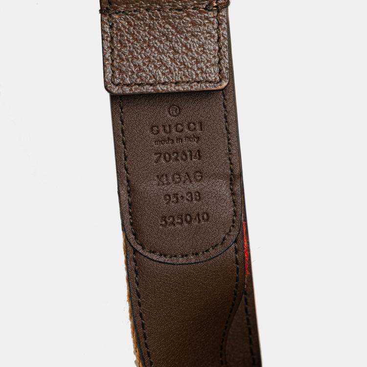 Pre Owned Gucci Brown Mini GG Supreme Blondie Belt Bag