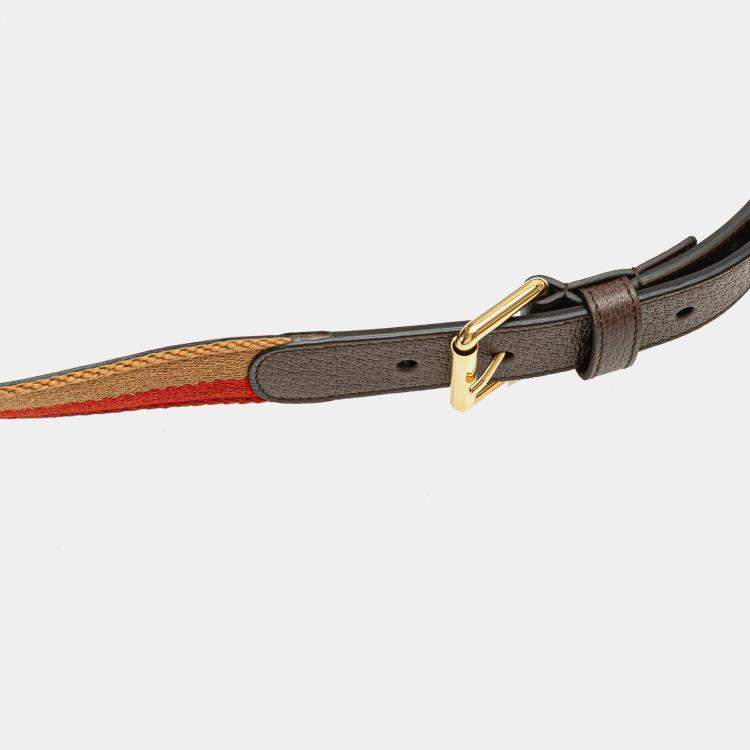 Pre Owned Gucci Brown Mini GG Supreme Blondie Belt Bag
