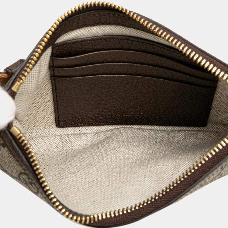 Pre Owned Gucci Brown Mini GG Supreme Blondie Belt Bag