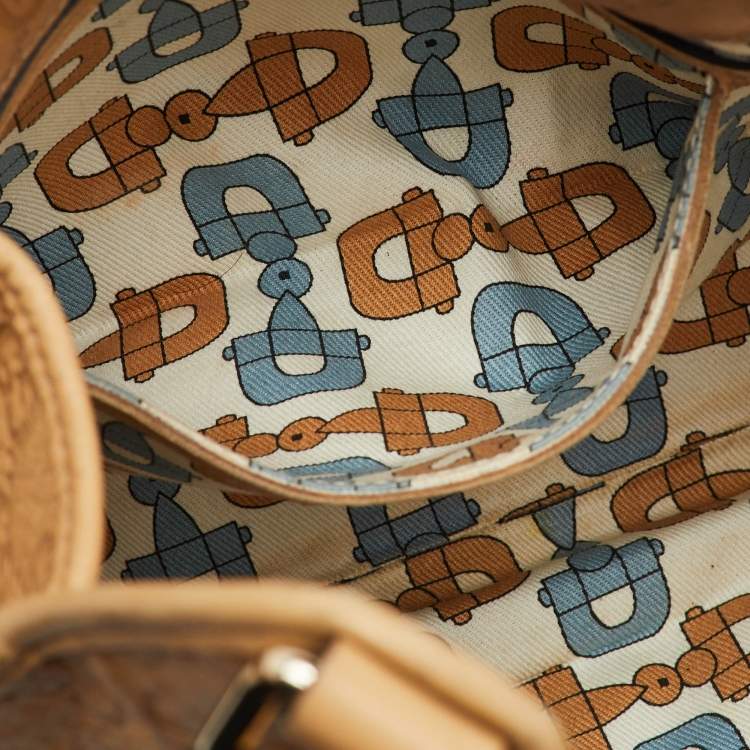 Pre Owned Gucci Beige Guccissima Leather Bardot Joy Tote