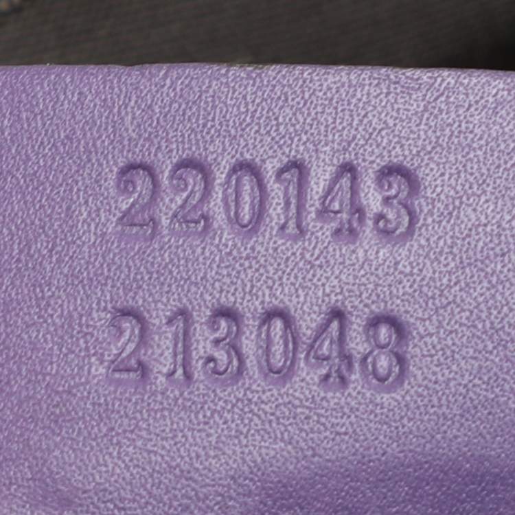 Pre Owned Gucci Purple Leather Medium Darwin Convertible Backpack