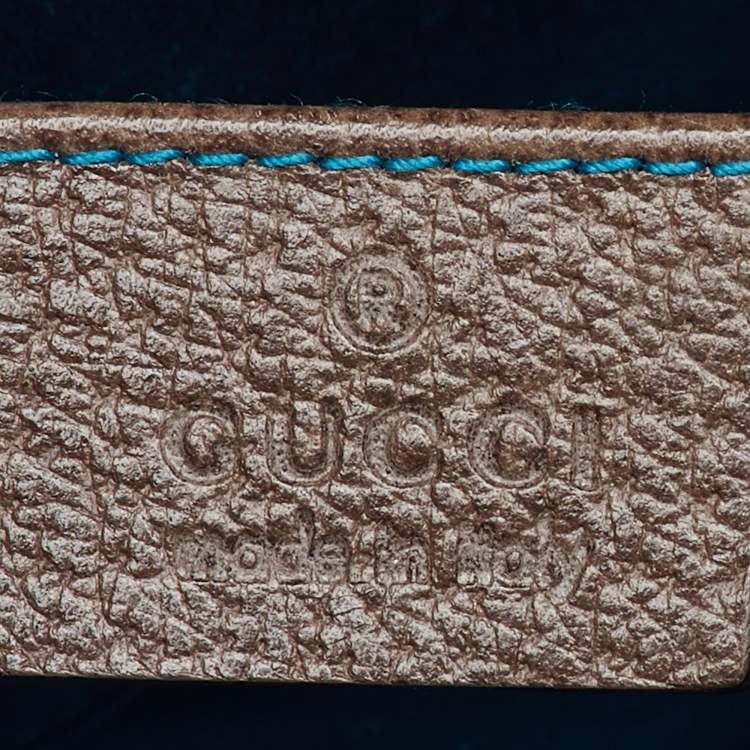 Pre Owned Gucci Beige/Brown GG Supreme Canvas and Leather Ophidia Bag