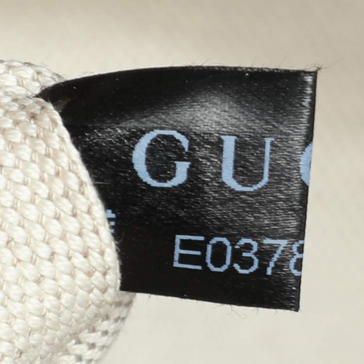 Pre Owned Gucci x Adidas Beige/Brown GG Crystal Canvas and Leather Medium Duffle Bag