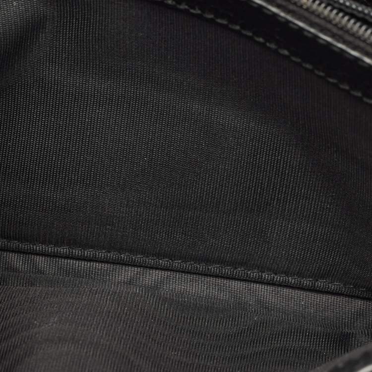 Pre Owned Gucci Black Leather GG Marmont Continental Wallet