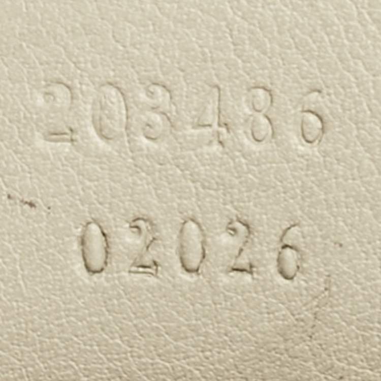 Pre Owned Gucci Off White Guccissima Leather Small Hysteria Hobo