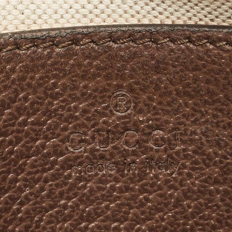 Pre Owned Gucci Brown/Beige GG Supreme Canvas Small Ophidia Bag