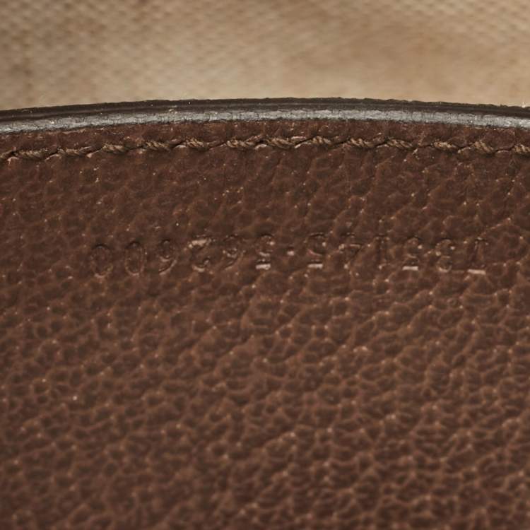 Pre Owned Gucci Brown/Beige GG Supreme Canvas Small Ophidia Bag