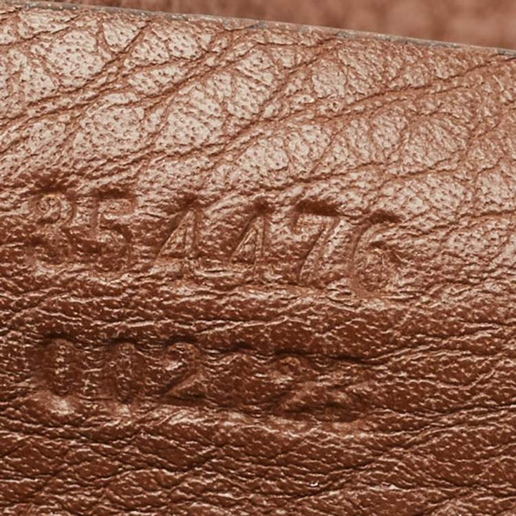 Pre Owned Gucci Brown Leather Lady Tassel Tote