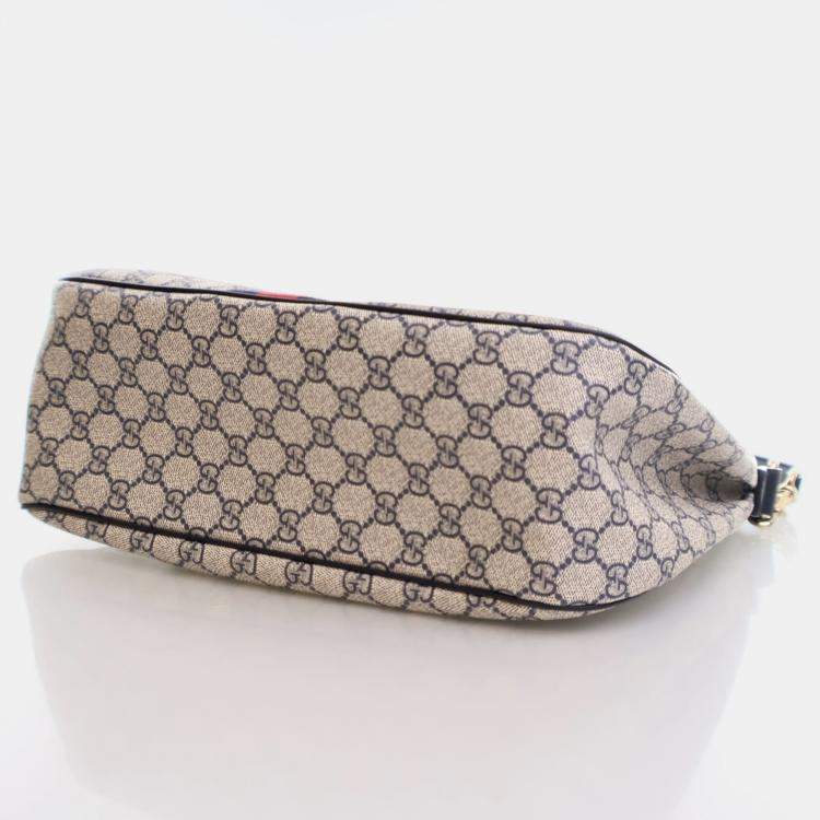 Pre Owned Gucci Sherry Medium GG Supreme Canvas Shoulder Bag